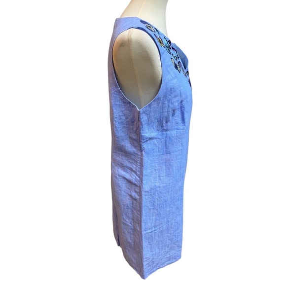 NWT Talbots Linen Shift Dress - Picture 3 of 7